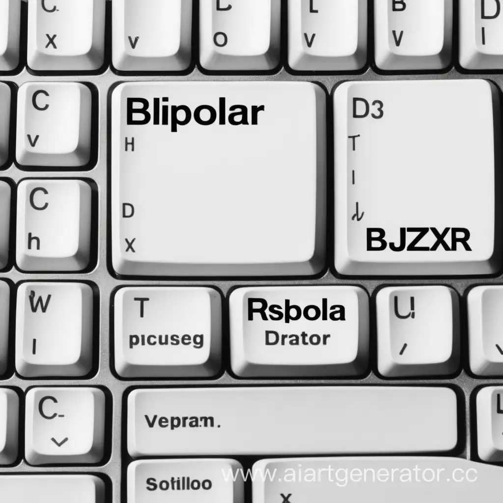 клавиатура с биполярным растройством 