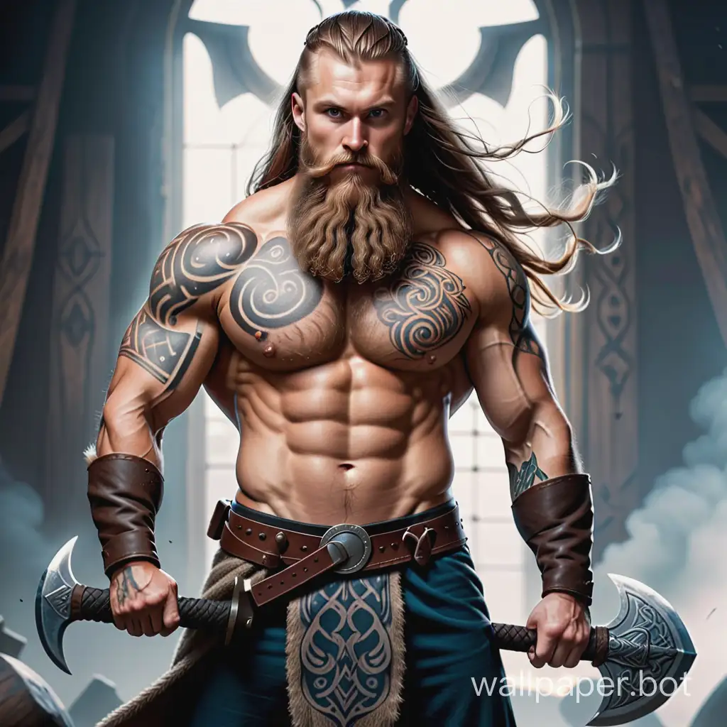 Muscular-Viking-Warrior-with-Battle-Axe-and-Norse-Tattoos