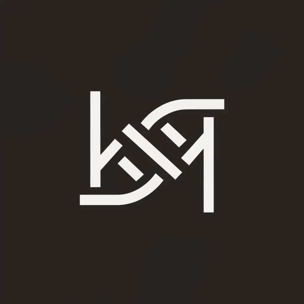a logo design,with the text "Kitsu and Kaffee Threads", main symbol:Intertwine the letters "KKT" in a creative and cohesive manner, forming a unified symbol. Experiment with different arrangements and overlaps to find a design that is visually appealing and easily recognizable. Incorporate abstract elements that subtly evoke the themes of apparel, fox, and coffee. This could include geometric shapes or lines that suggest clothing stitches, fox tail, or coffee steam, adding depth and intrigue to the design. Utilize negative space cleverly within the monogram to create hidden or implied elements that reinforce the brand identity. This technique adds a layer of complexity to the design while maintaining simplicity and elegance. Choose a modern and minimalist font for the brand name "Kitsu and Kaffe Threads." Keep the typography clean and legible, ensuring it complements the monogram without overpowering it.,Minimalistic,clear background