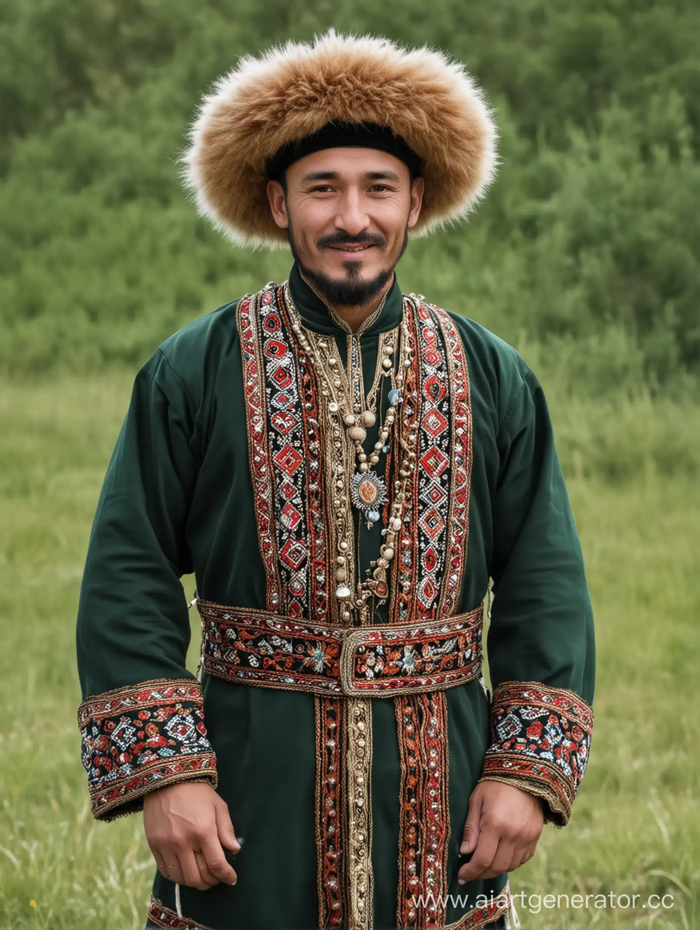 Bashkir-Man-in-Traditional-Costume-Portrait