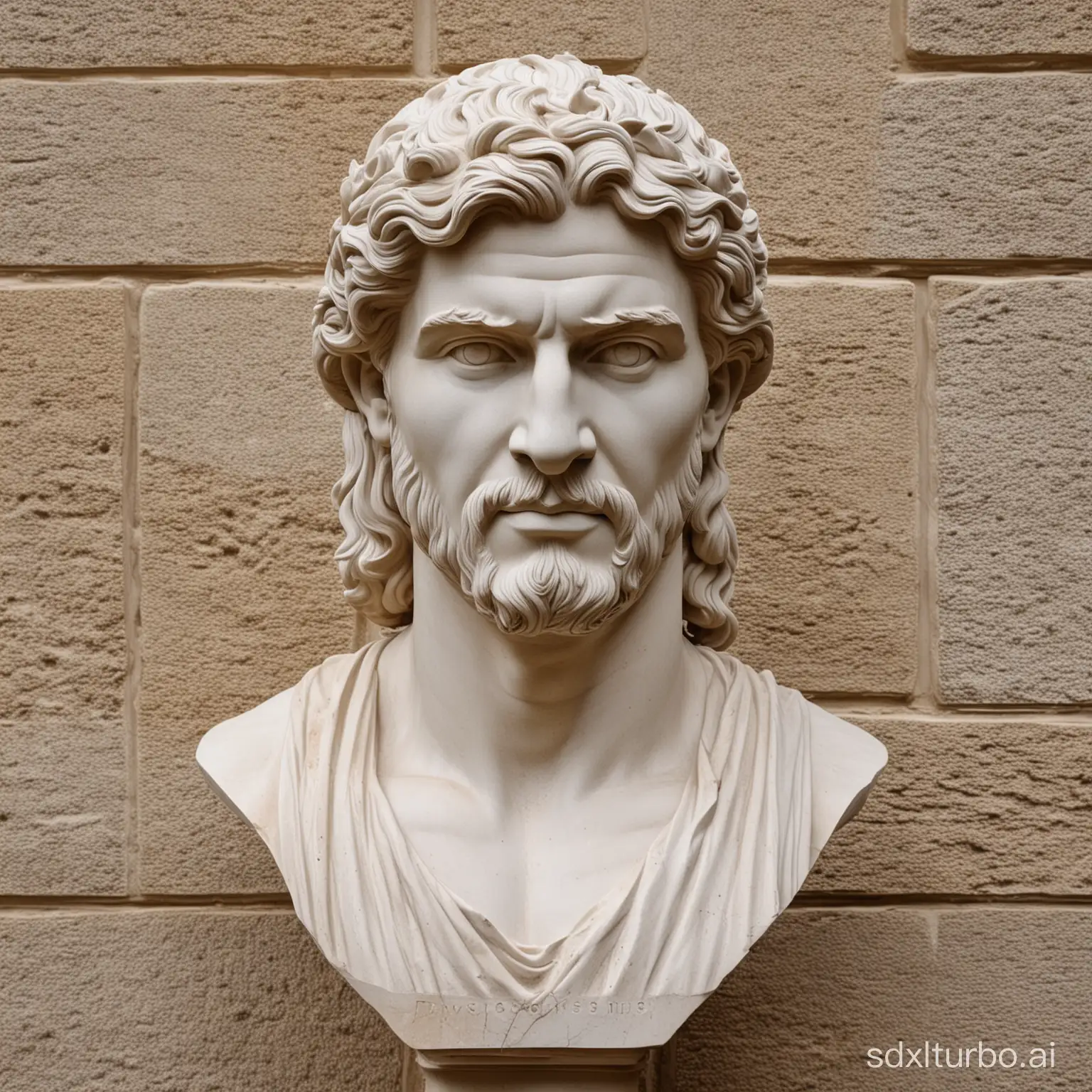 Stone-Carving-David-Bust-Sculpture