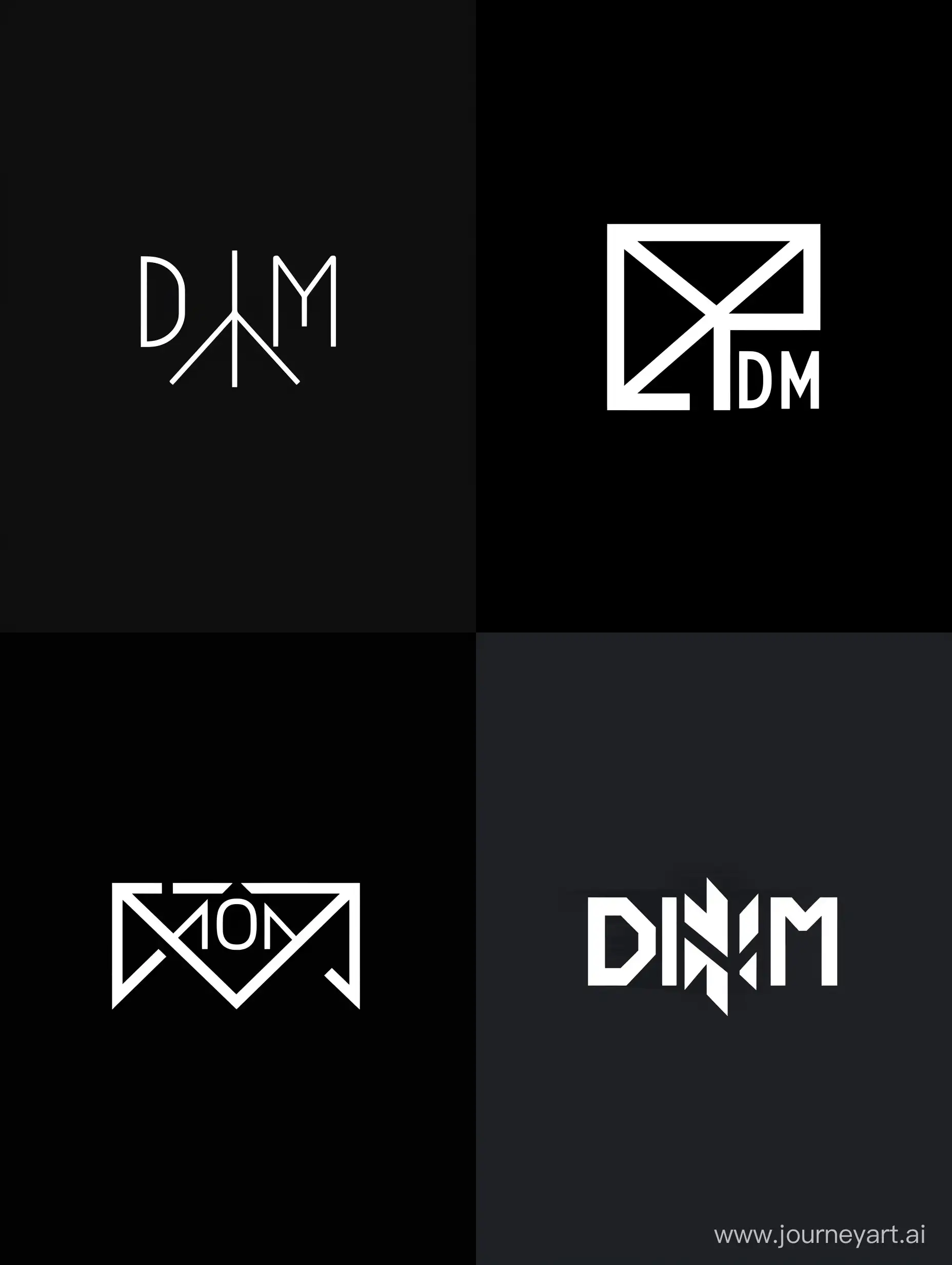 Logo pour agence photo et vidéo, « DROM » norwegiian fonts style