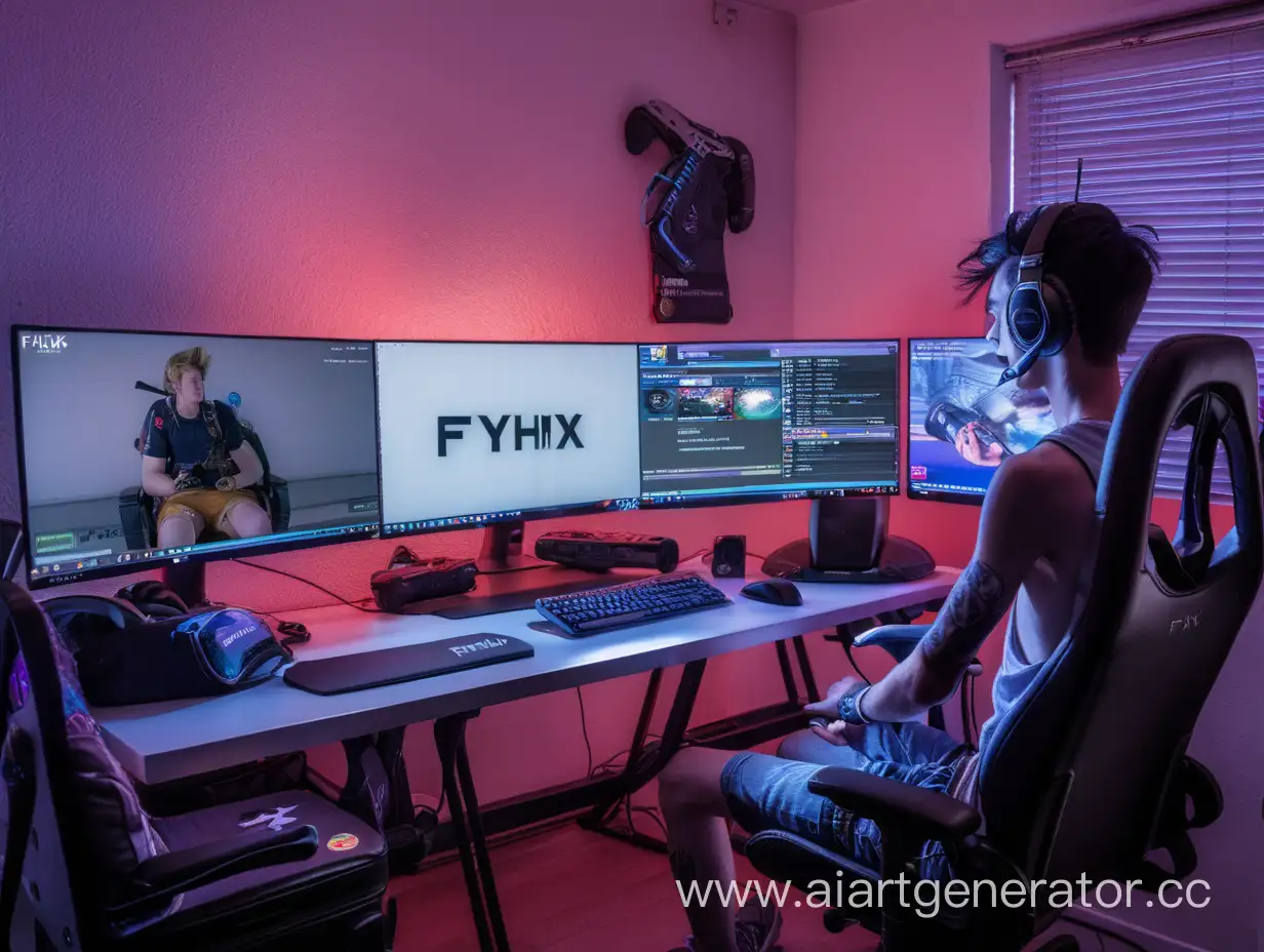 Intense-Gaming-Session-for-YouTube-CS-Gameplay-on-fyhx-Display