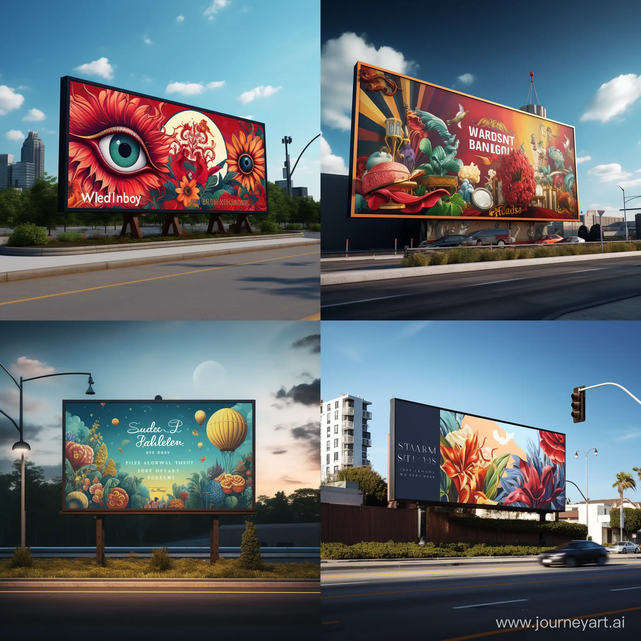 design wonderful billboard,yard and signage design