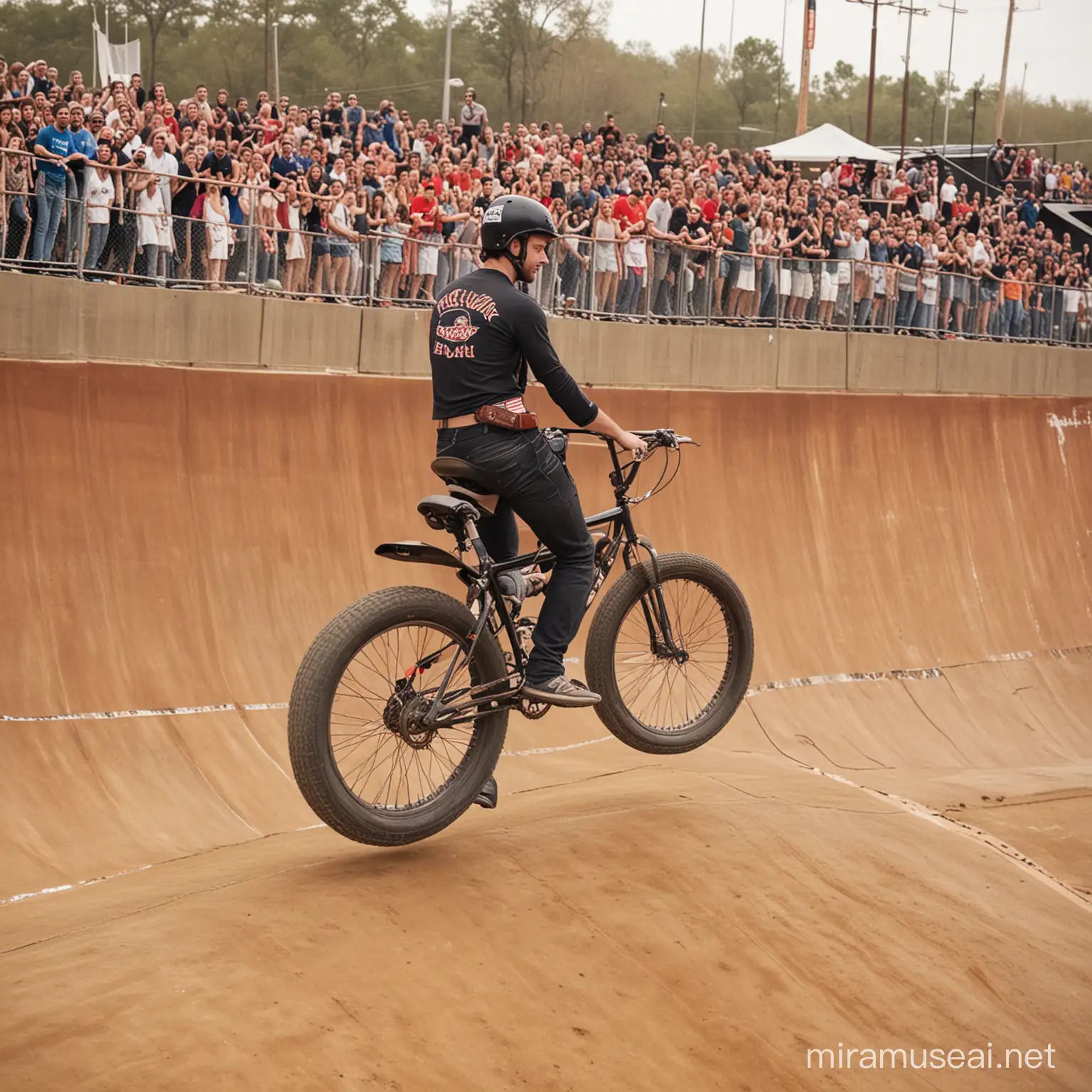 owen stanley travis riding the wall of death