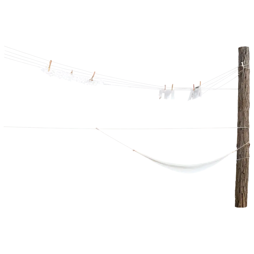HighQuality-PNG-Image-of-a-Stretched-Clothesline-for-Versatile-Use