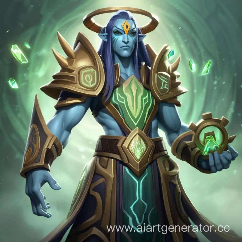 Mystical-Oracle-Summoning-Forces-in-Dota-2-Battle-Arena