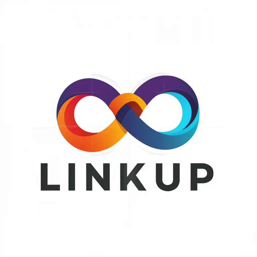 a logo design,with the text "LinkUp", main symbol:L,Minimalistic,be used in Events industry,clear background