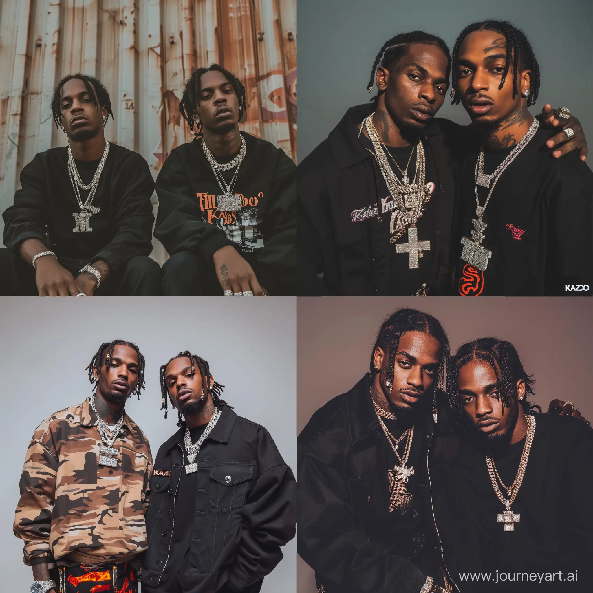 Dynamic-Rap-Duo-Filhos-do-Kaos-Embrace-Travis-Scott-Vibes-in-Artistic-Glory