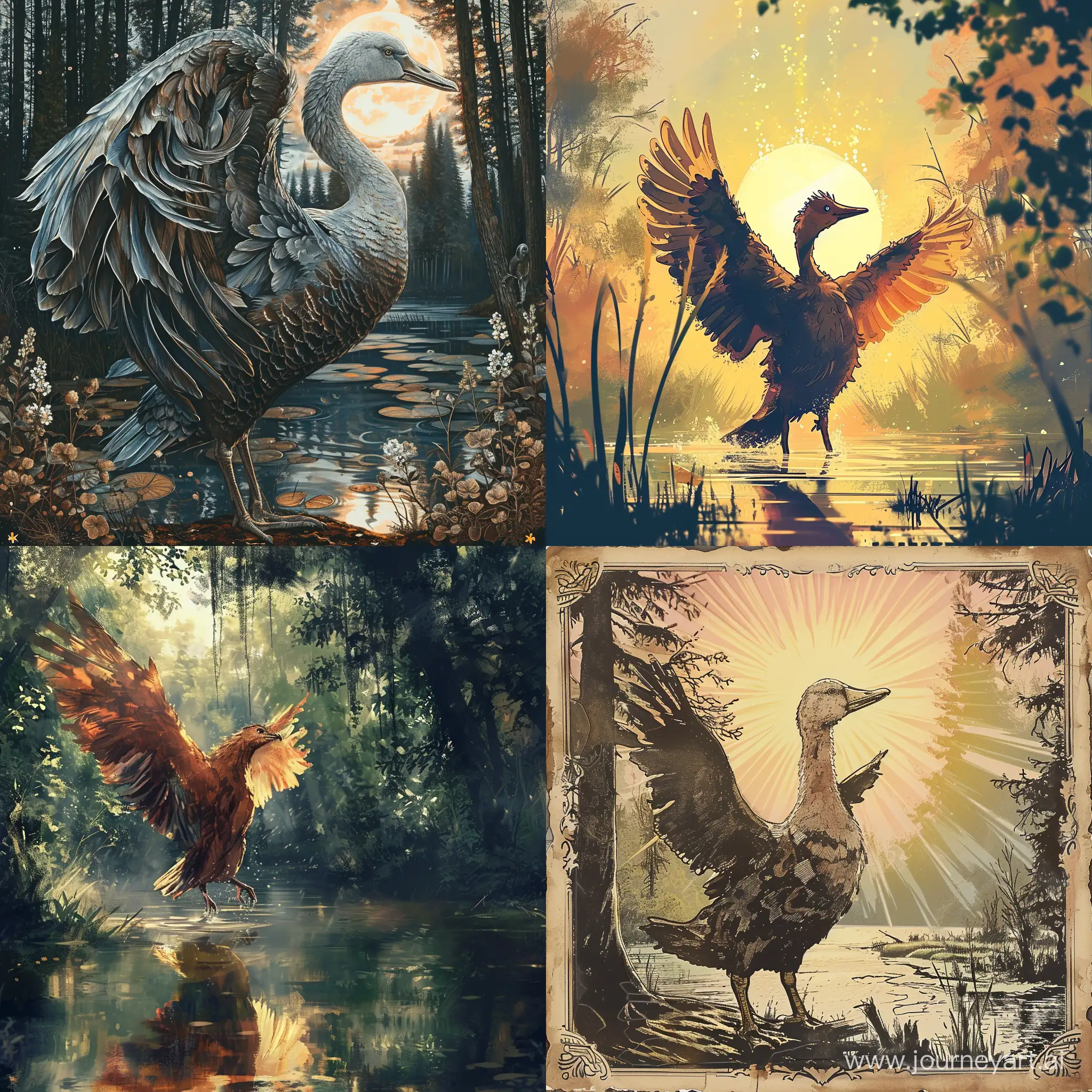 Forest-Dawn-Majestic-Goose-and-Beaver-Showcase