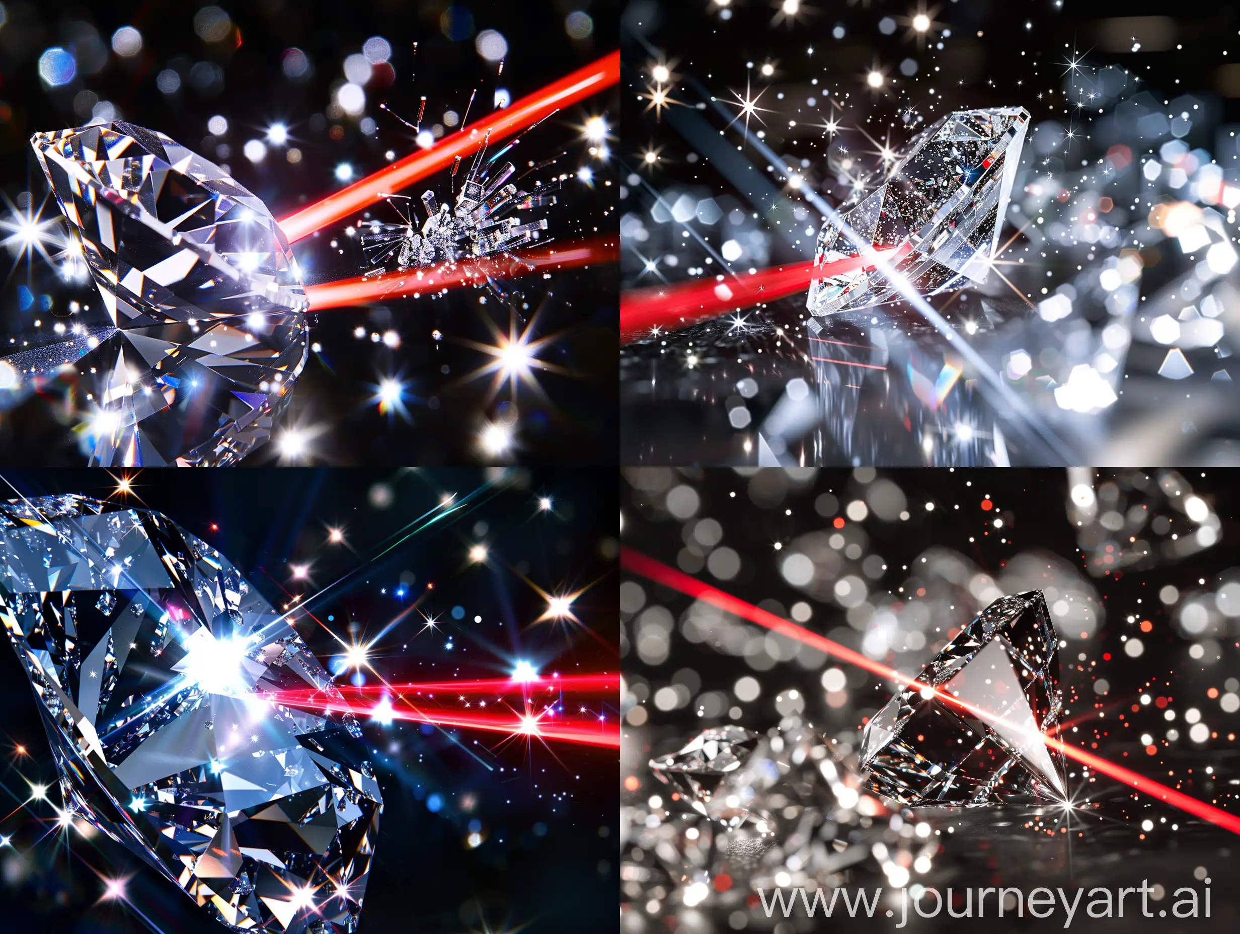 a diamond with a red beam coming out of it, refracted sparkles, crystal refraction of light, refractive crystal, diamond prisms, laser weapons, refracted line and sparkles, laser light *, refracted lines and sparkles, crystalized time warps, profile picture, swarovski, made of crystalized synapse, laser beam, crystals enlight the scene
