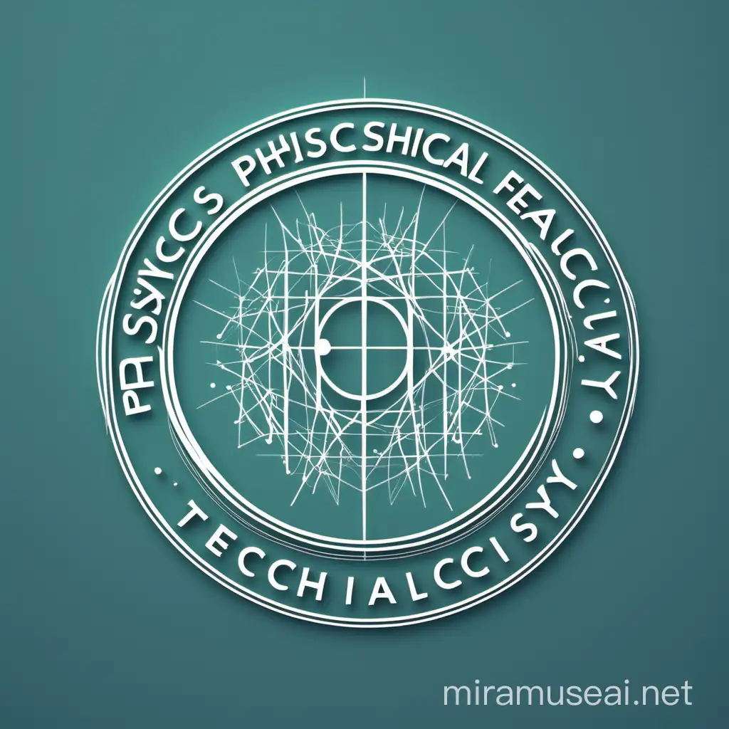 Technical Faculty Logo Design with Physics Theme