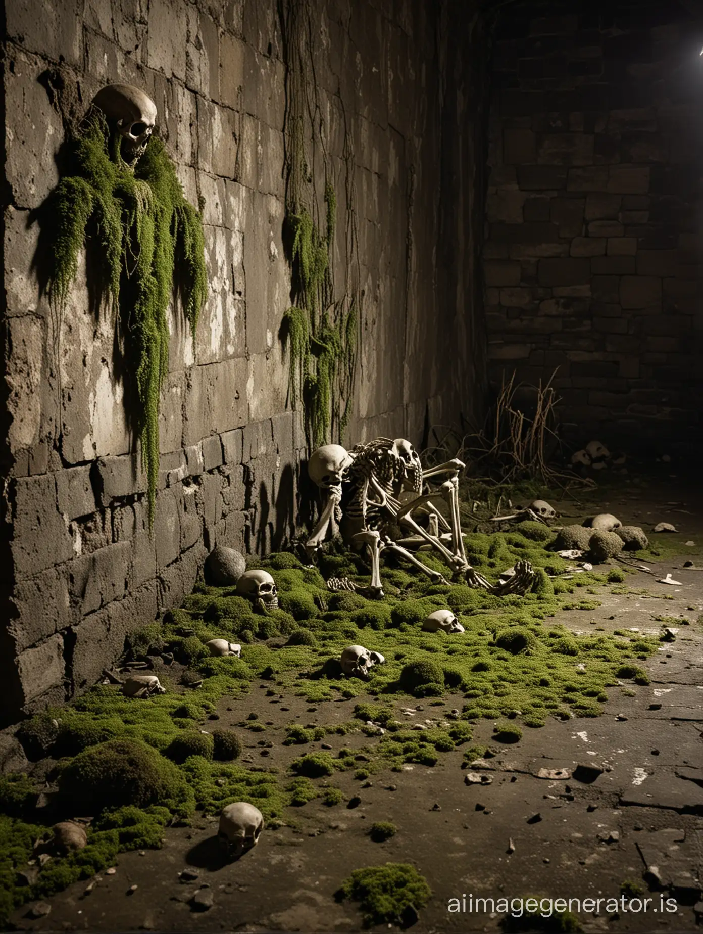 Sinister-Monsters-Concealed-in-Ancient-Dungeon-with-Decaying-Skeletons