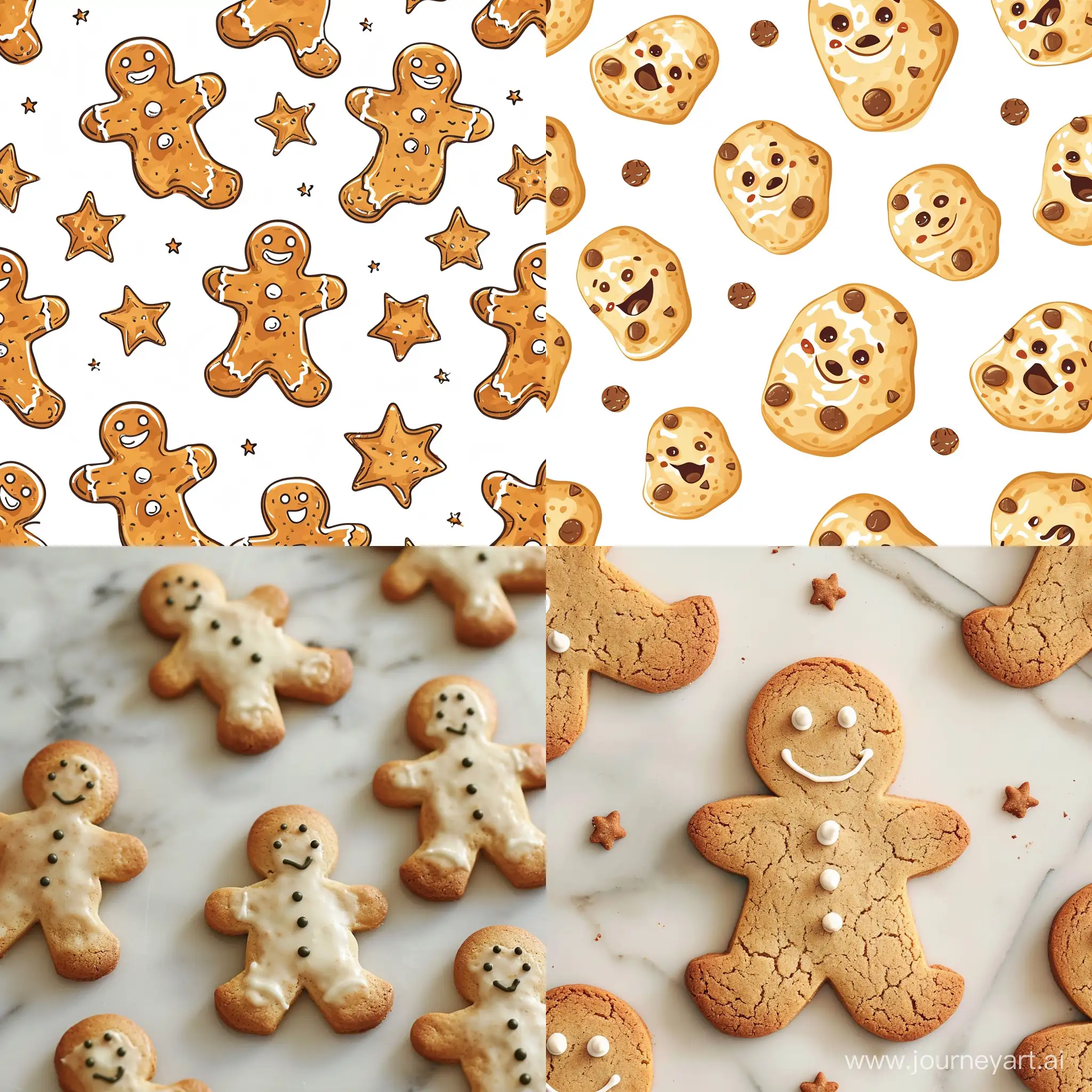 Charming-Cookie-Man-Pattern-Whimsical-Delight-for-Creative-Baking