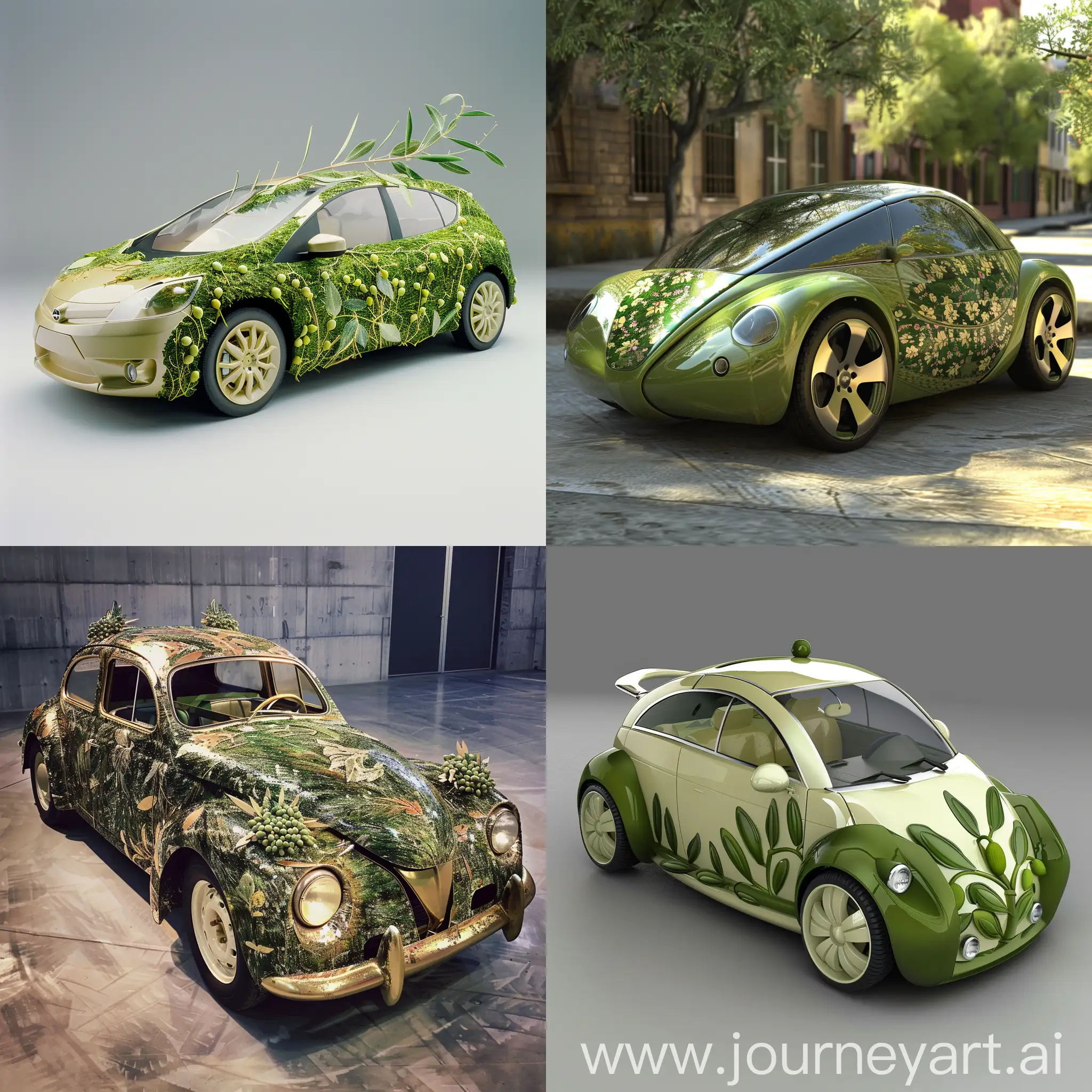 A car powered by olive oil