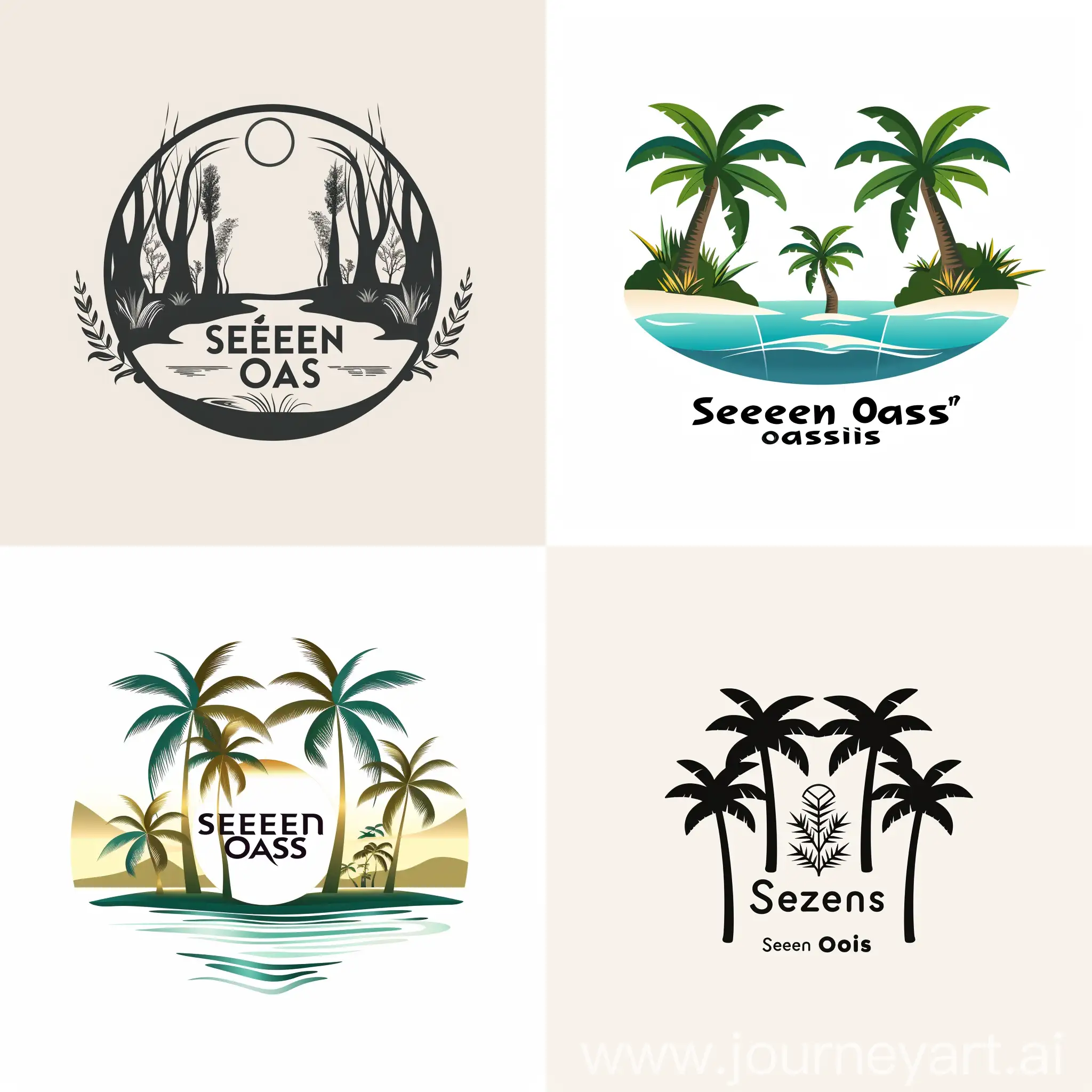 Tranquil-Oasis-Serene-Logo-with-Water-Reflections
