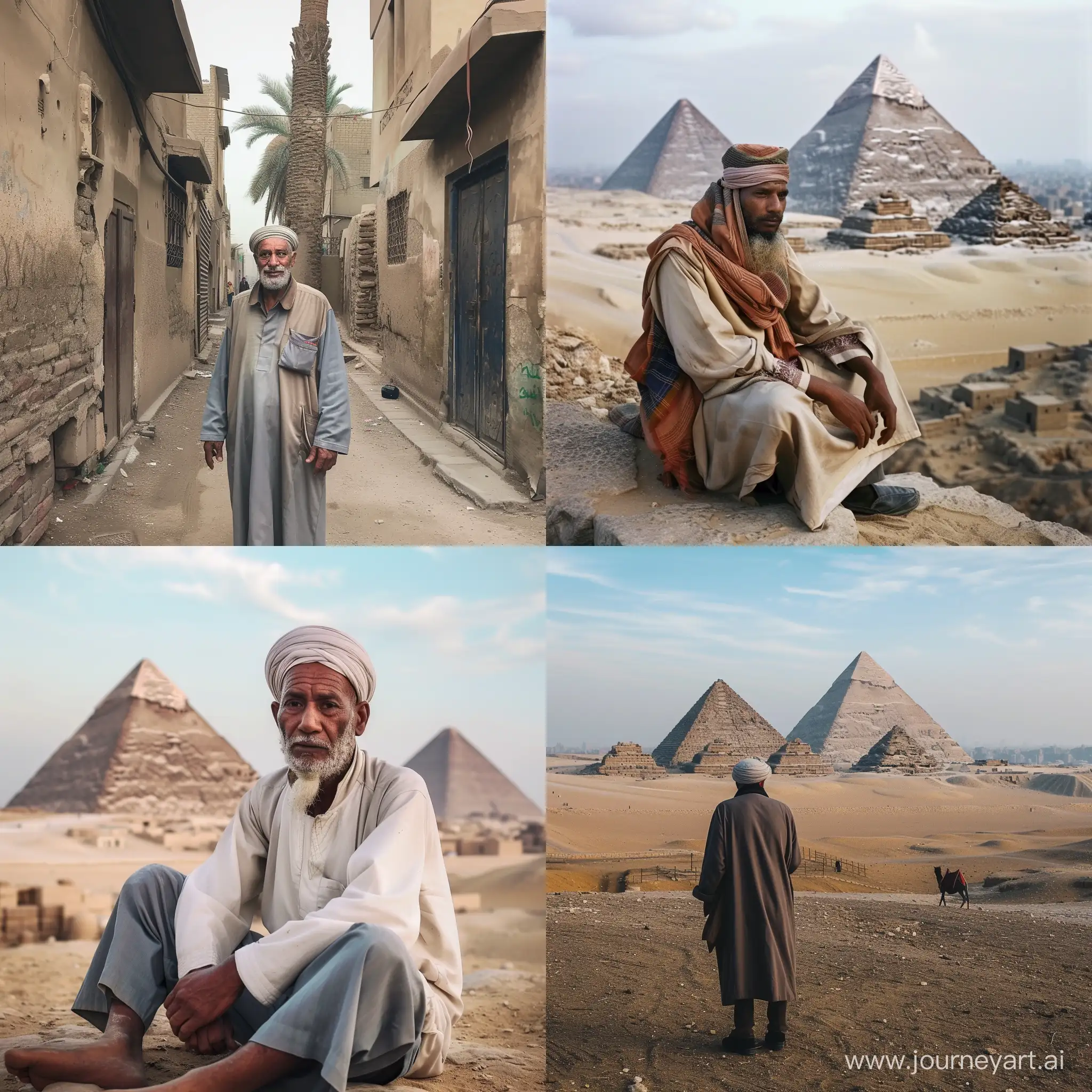 رجل يعيش في مصر