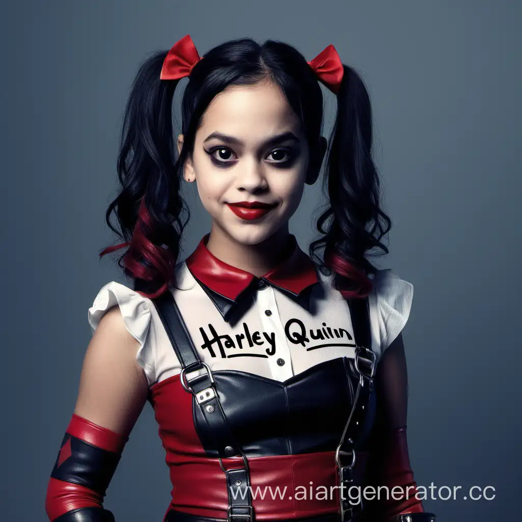 Harley-Quinn-Portrayed-by-Jenna-Marie-Ortega-Vibrant-and-Captivating-Cosplay-Art