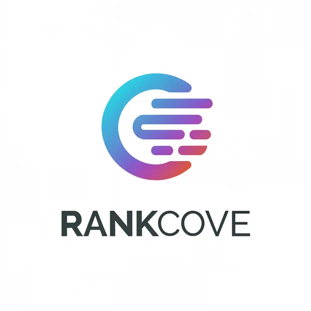 a logo design,with the text "RankCove", main symbol:seo,Minimalistic,be used in Internet industry,clear background