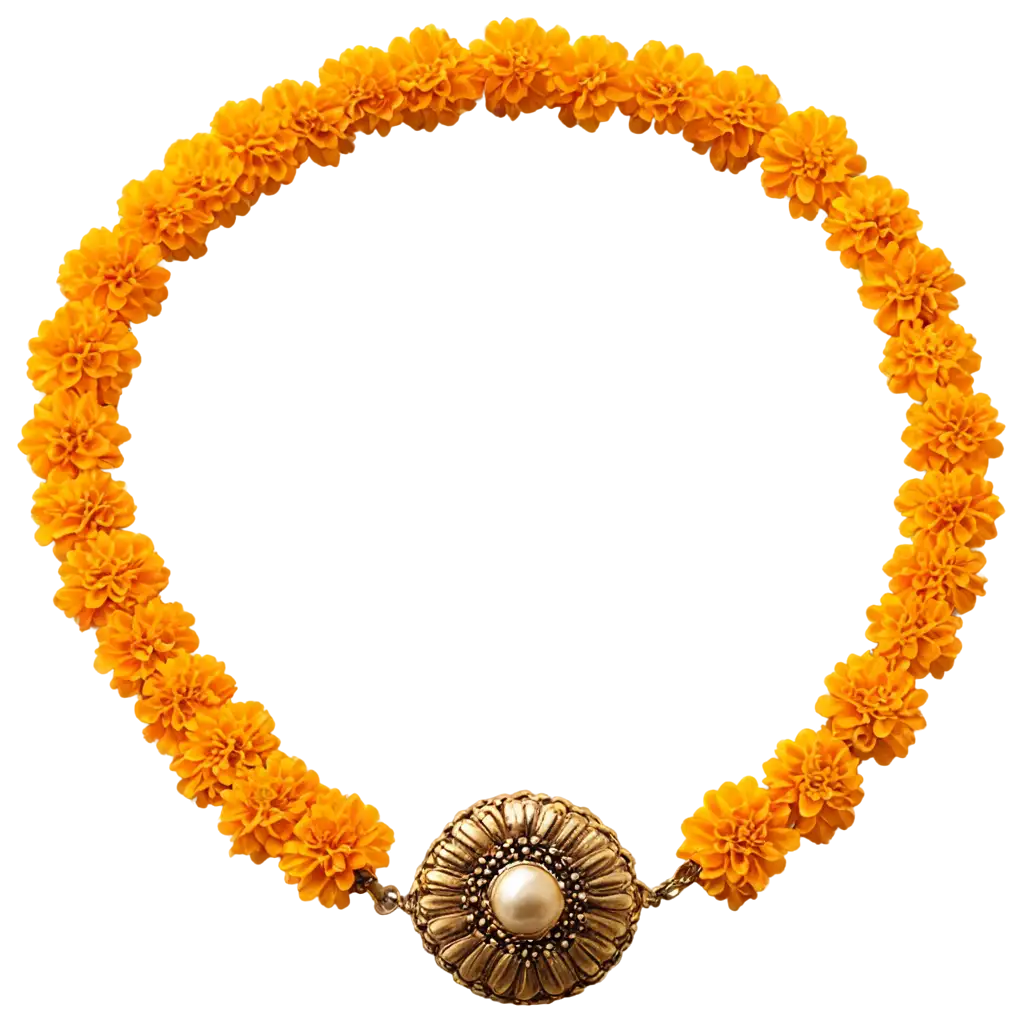 marigold mala png