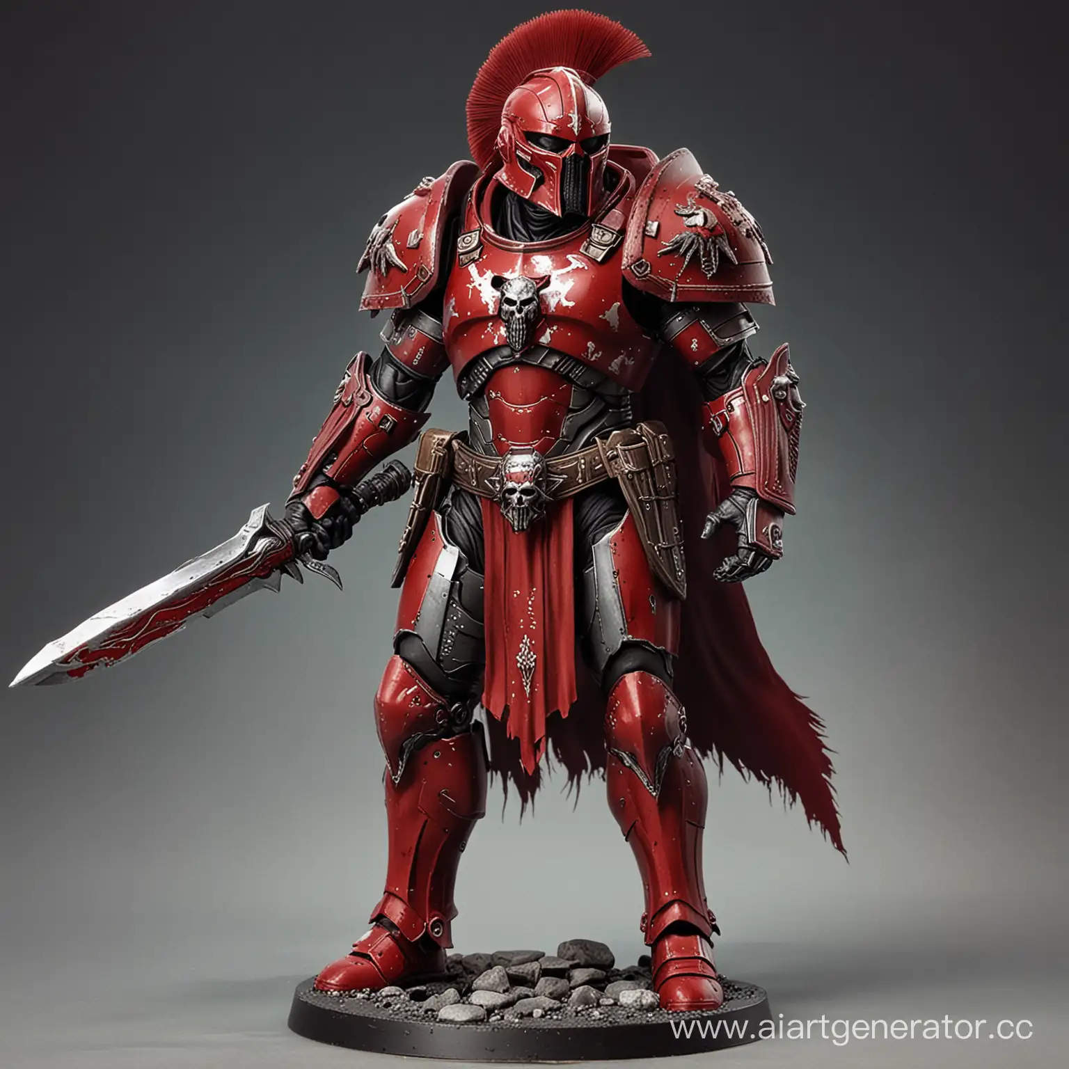 Fierce-Red-Spartan-General-Confronting-Mortality