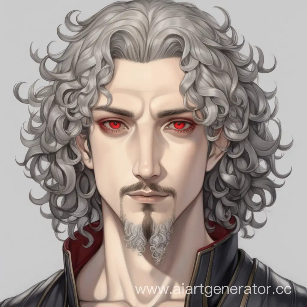 Intense-Portrait-of-a-Mad-PaleSkinned-Man-with-Gray-Curly-Hair-and-Red-Eyes