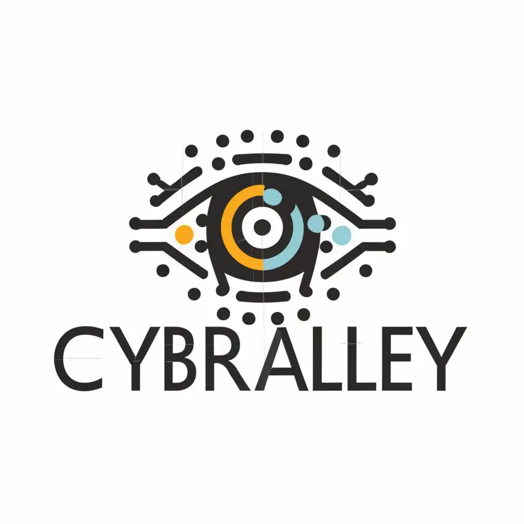 a logo design,with the text "Cyberalley", main symbol:tattoo,Minimalistic,clear background