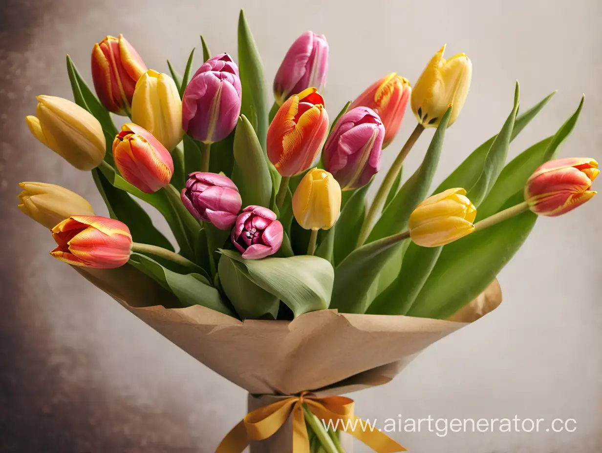 Vibrant-Tulips-Bouquet-Arrangement-for-Spring-Celebrations