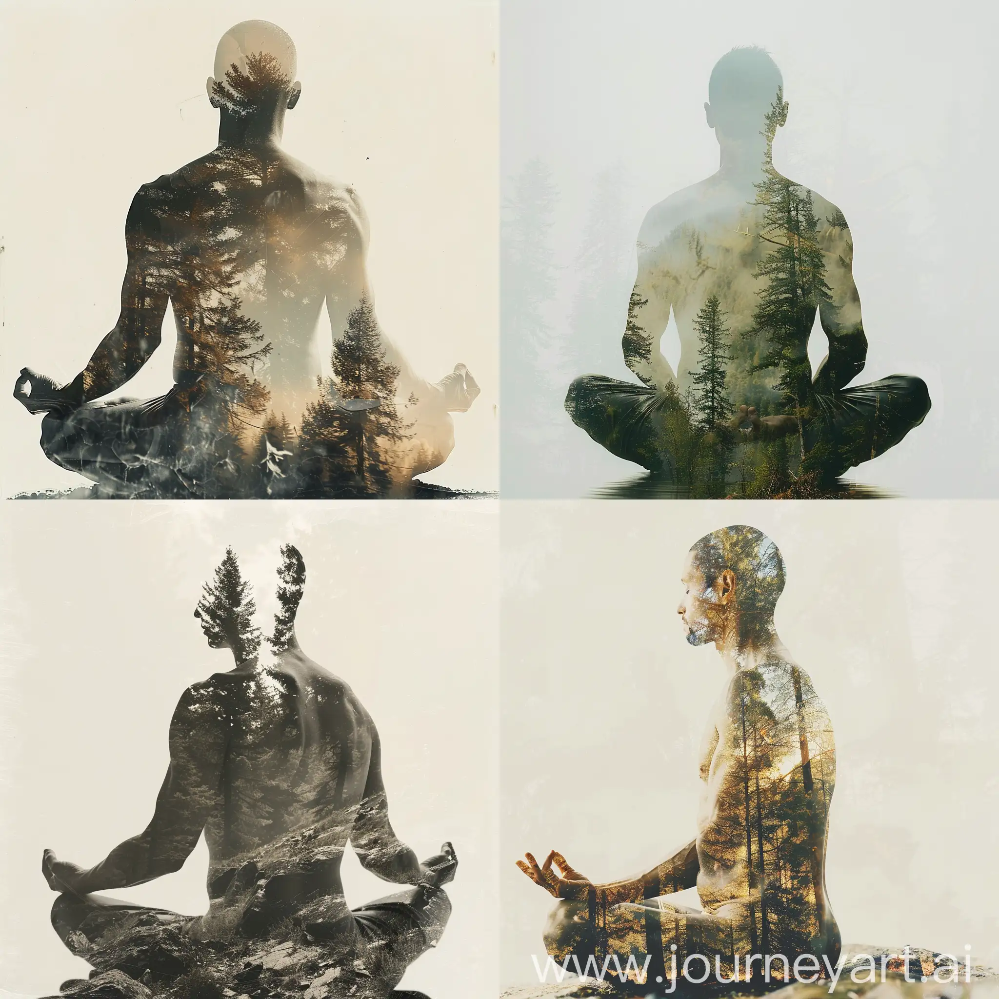 Meditative-Harmony-Man-in-Natures-Embrace