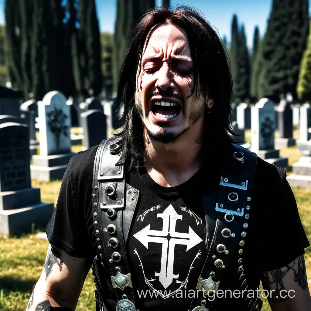 Johnny-Silverhand-Emotional-Moment-at-the-Cemetery