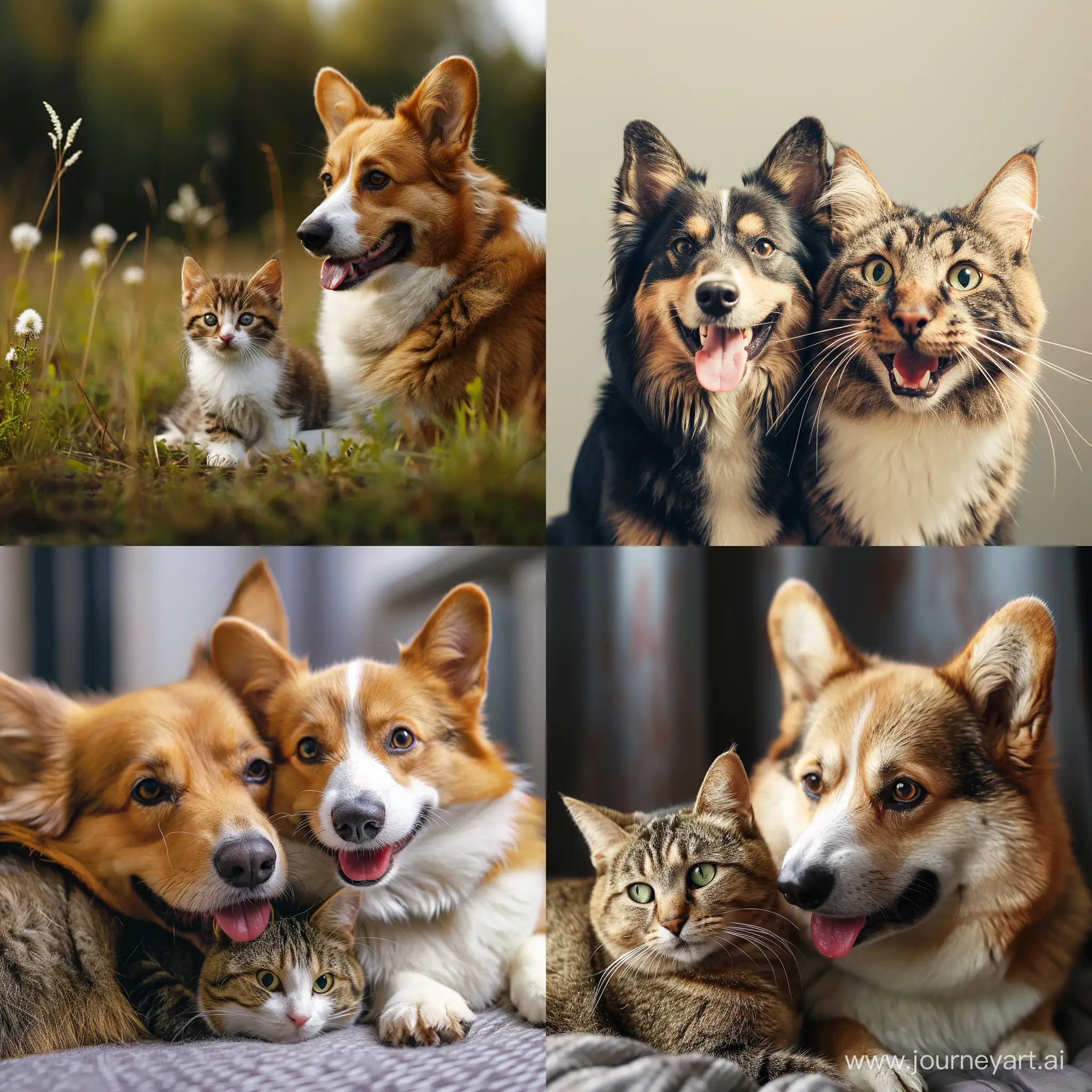 Joyful-Dog-and-Cat-Captured-in-Stunning-8K-HD-Image