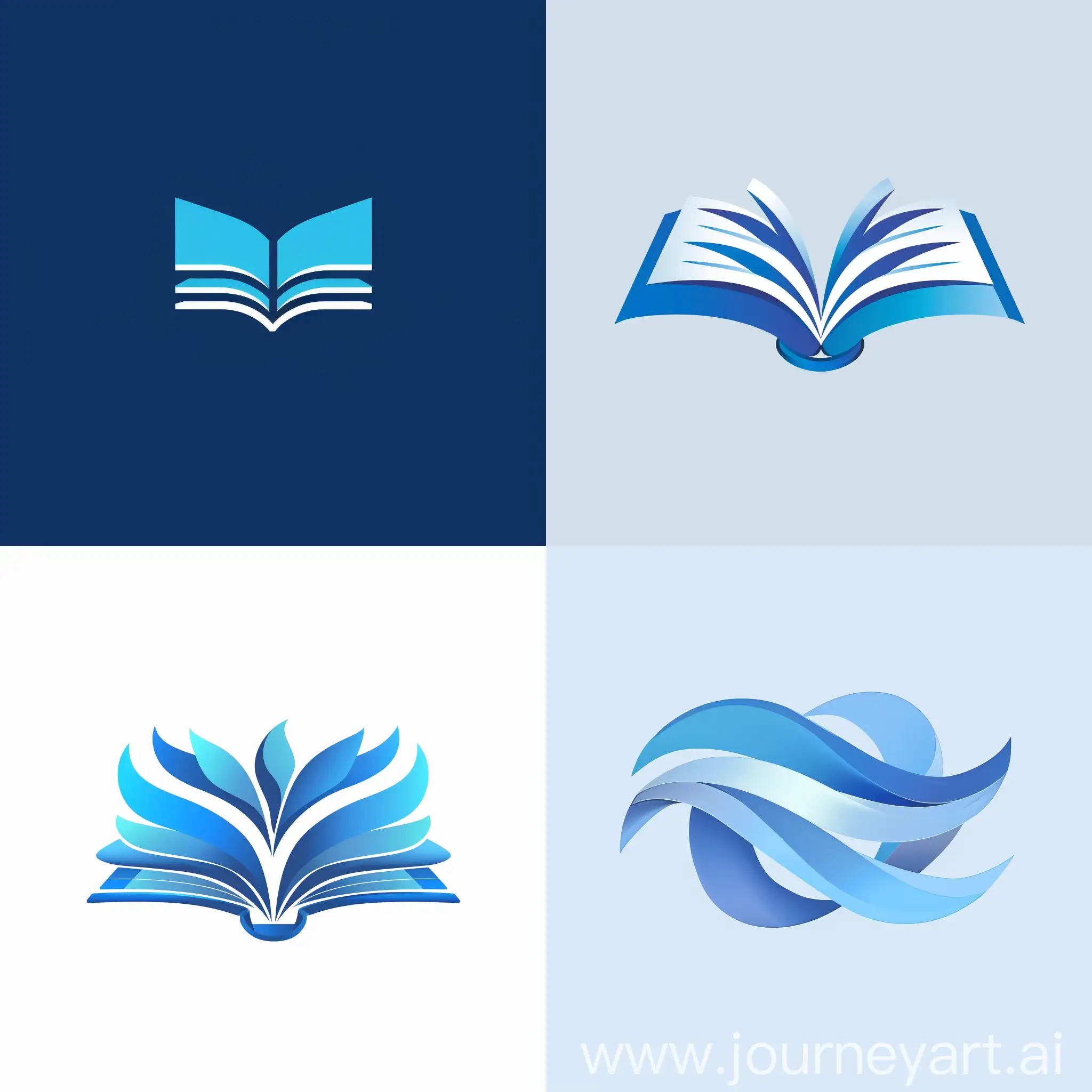 Art-School-Logo-in-Blue-and-Light-Blue-Tones