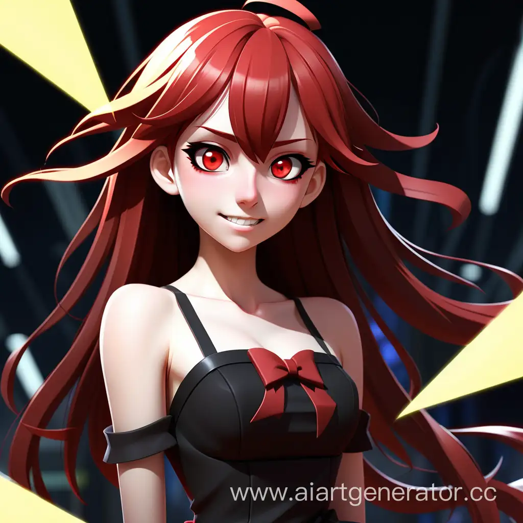 Honkai-Star-Rail-Inspired-Magic-Girl-with-Red-Hair-and-Heterochromia