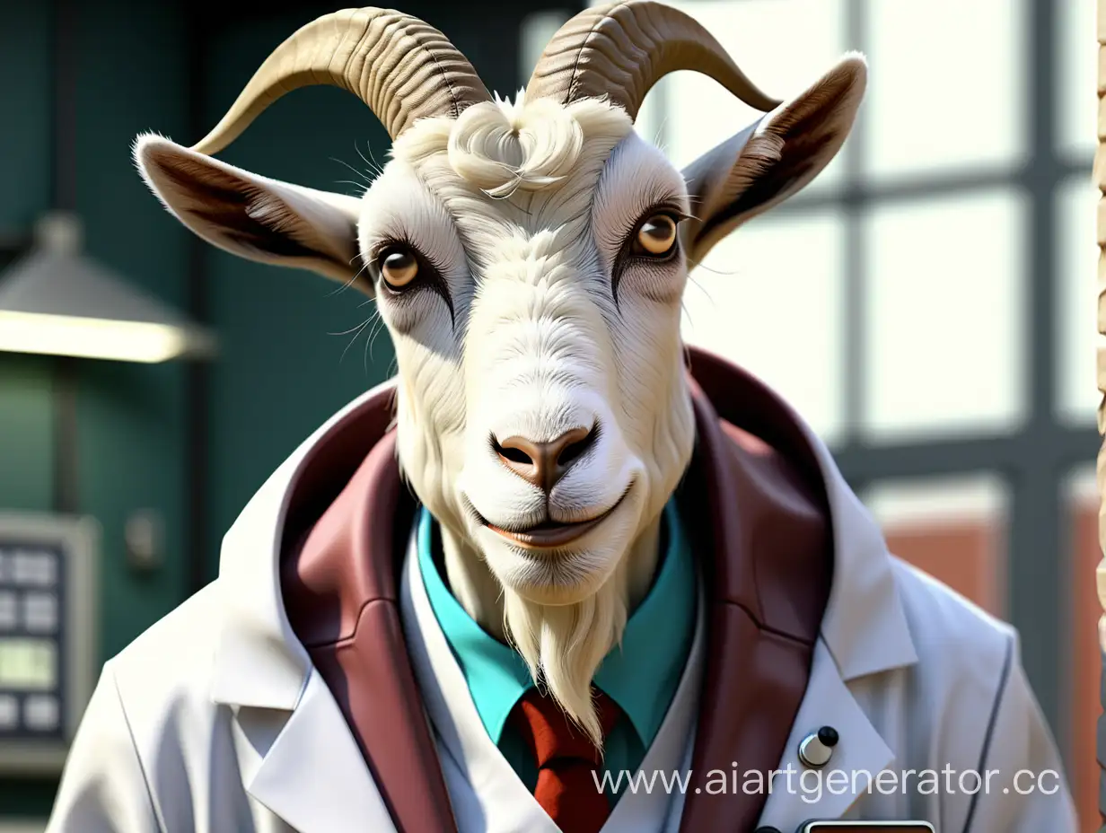 Harmonious-Physician-Serenading-an-Industrious-Goat