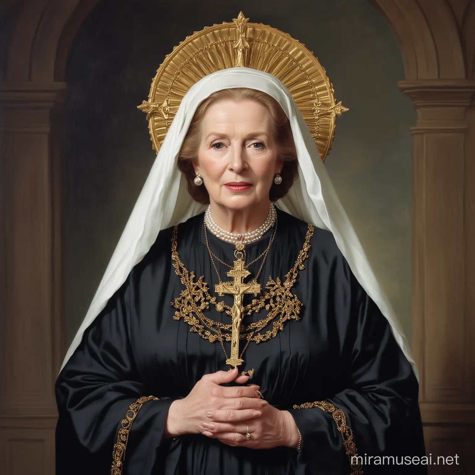 Margaret Thatcher as Interpretation of Virgin Mary