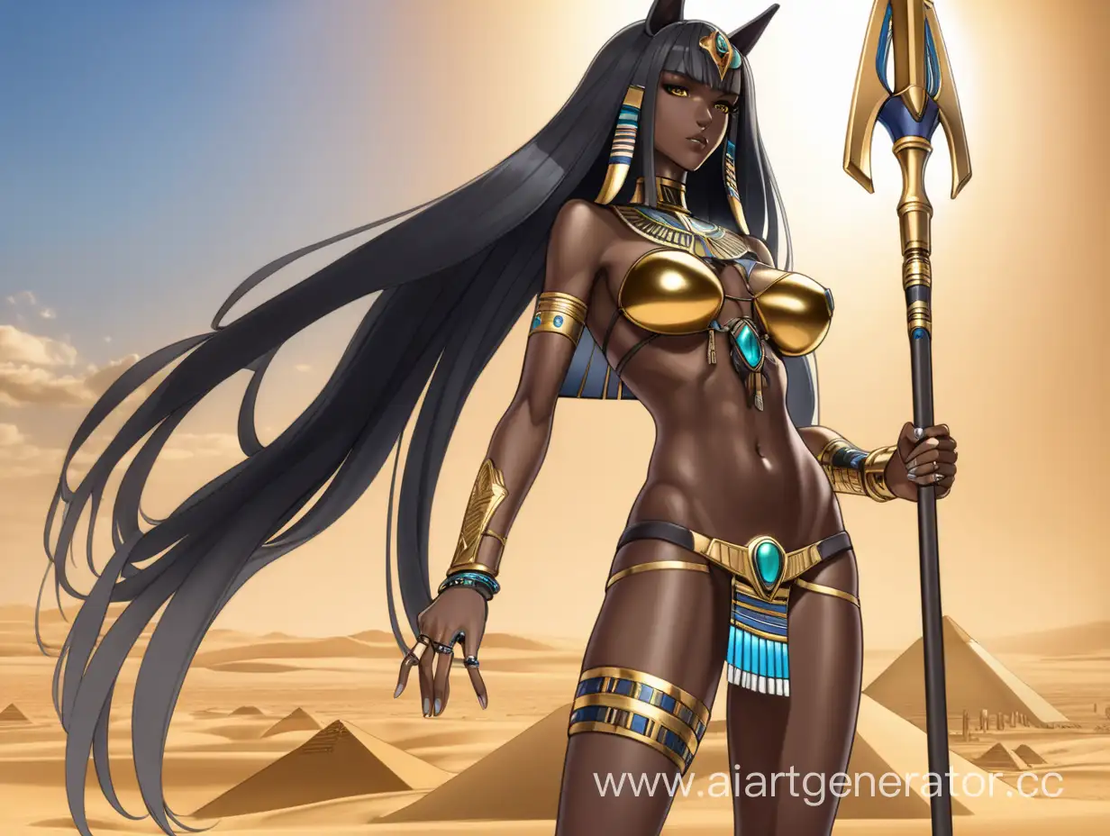 Stunning-Anime-Goddess-Egyptian-Cyberpunk-Beauty-with-Anubis-Spear