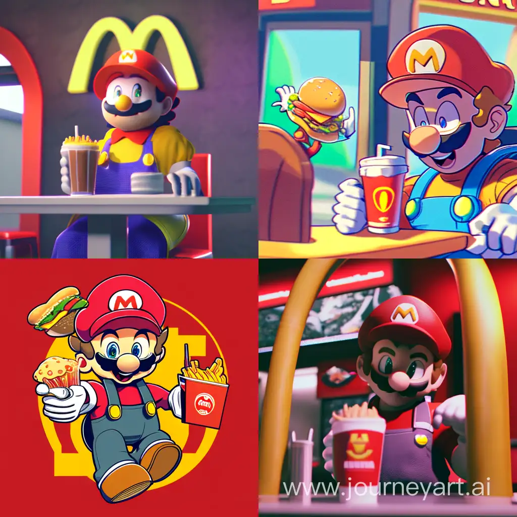 super Mario in macdonald