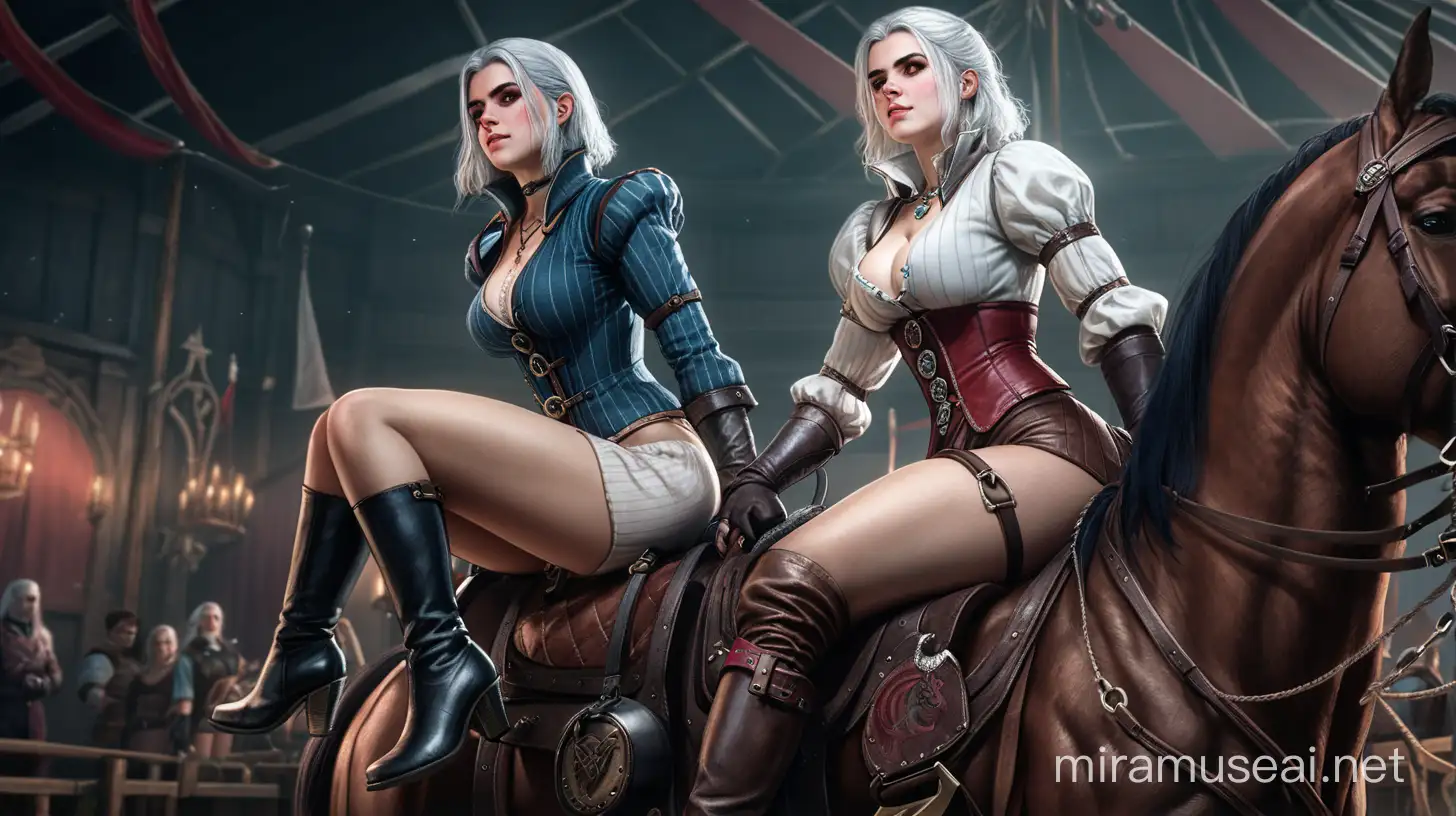Sultry Philippa Eilhart and Ciri Captivate in WitcherInspired Circus Scene