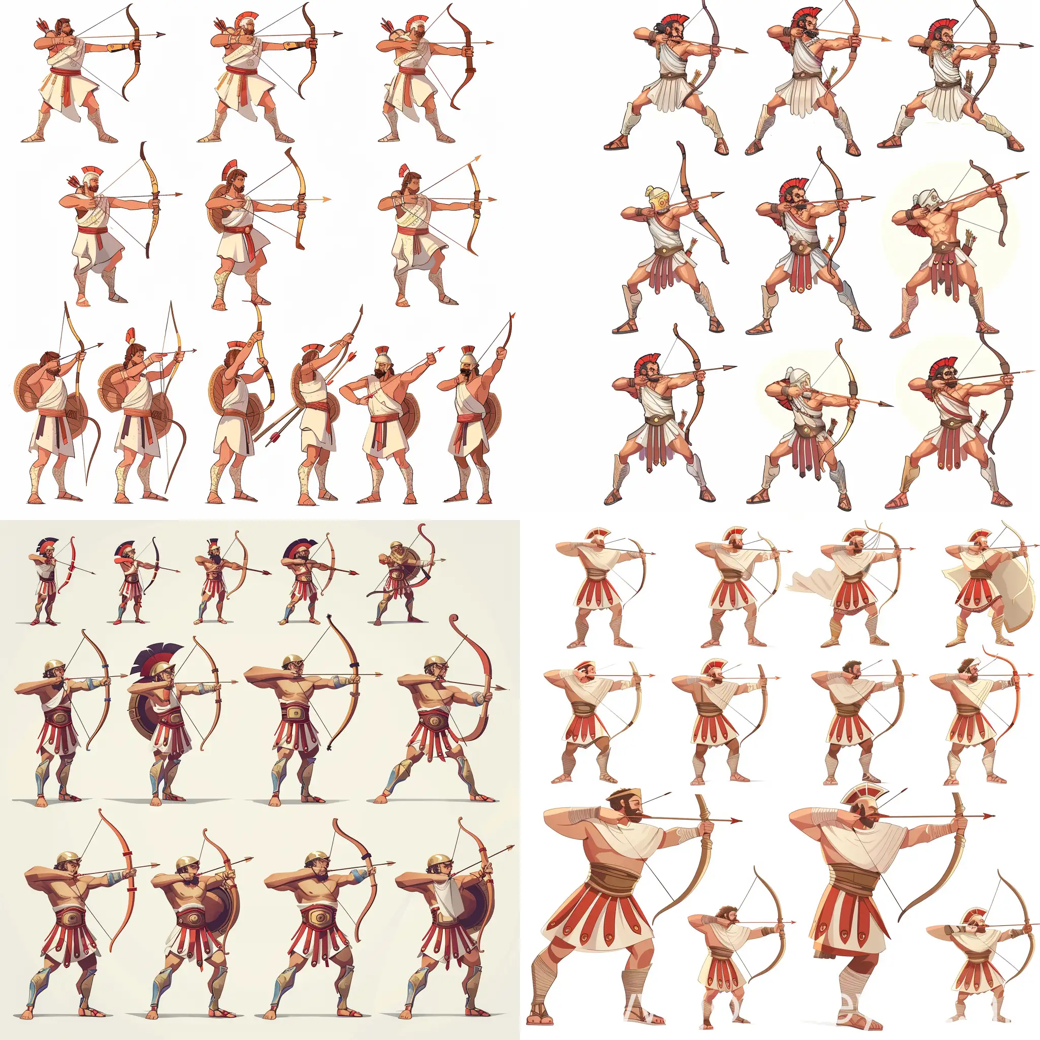 Greek-Archer-Sprite-Sheet-Traditional-Attire-and-Smooth-Animations