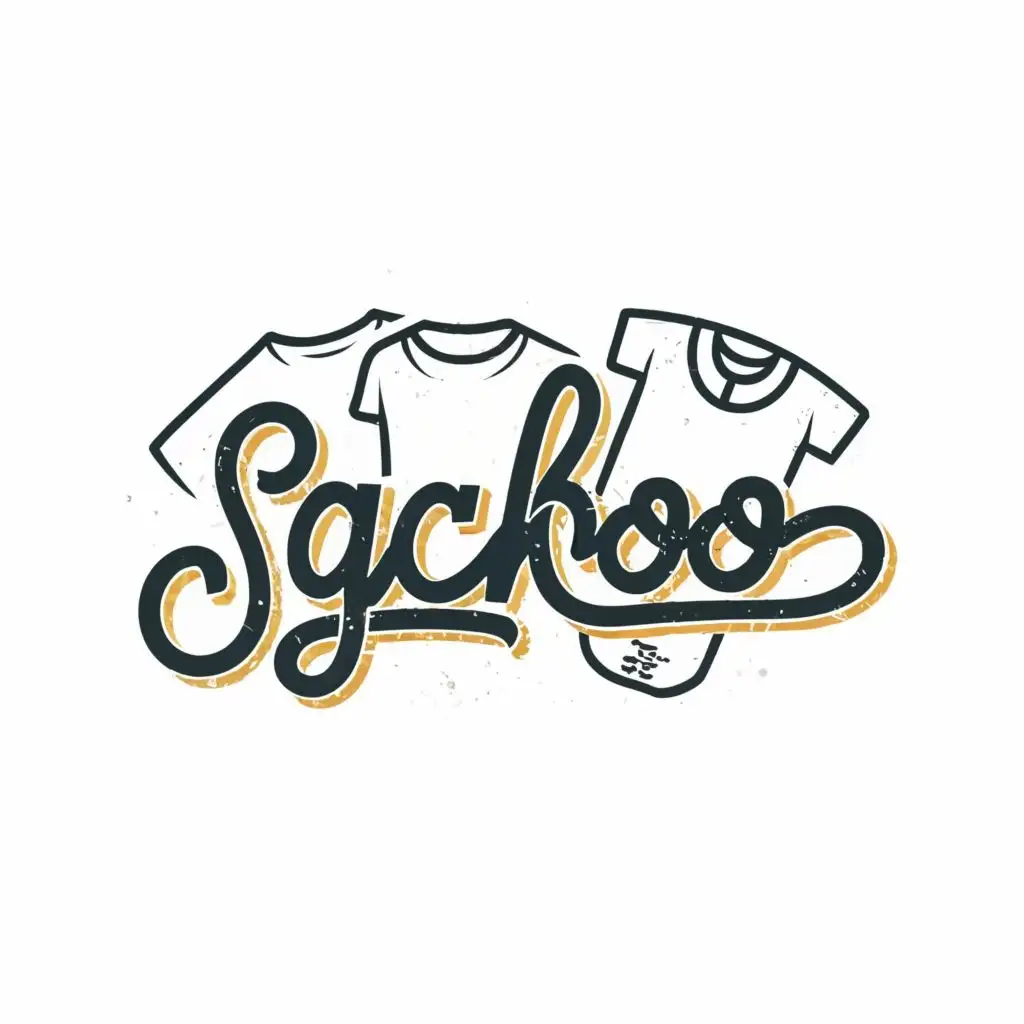 logo, clothes, with the text "sakroo", typography, be used in Retail industry