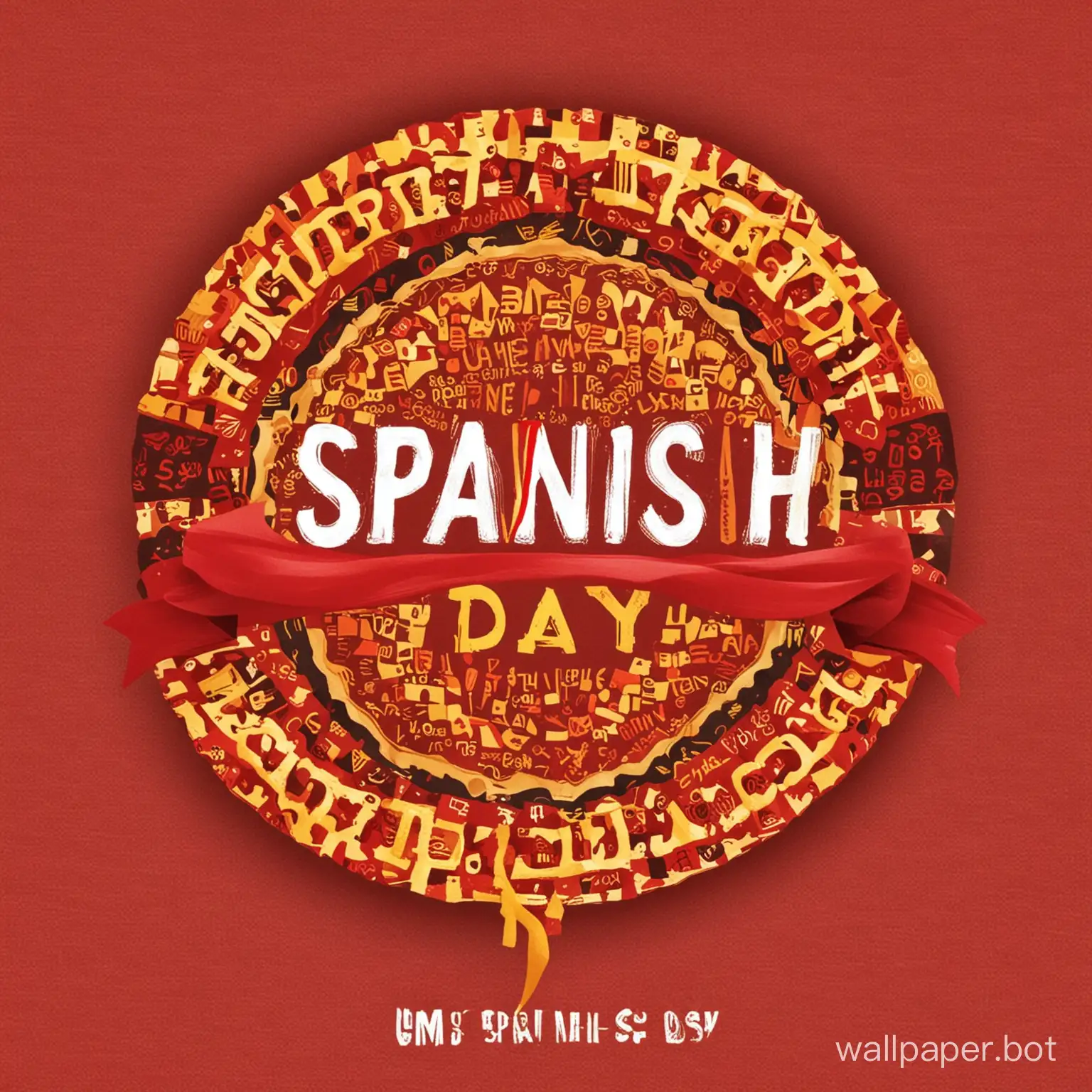 a poster for spanish day