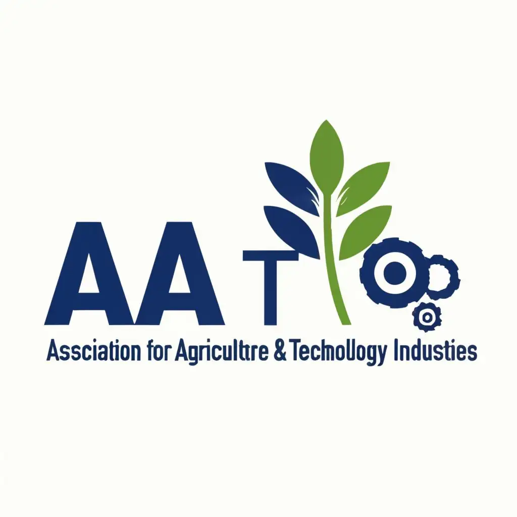 logo, technology and agriculture, with the text "Association for Agriculture and Technology Industries (AATI)", typography