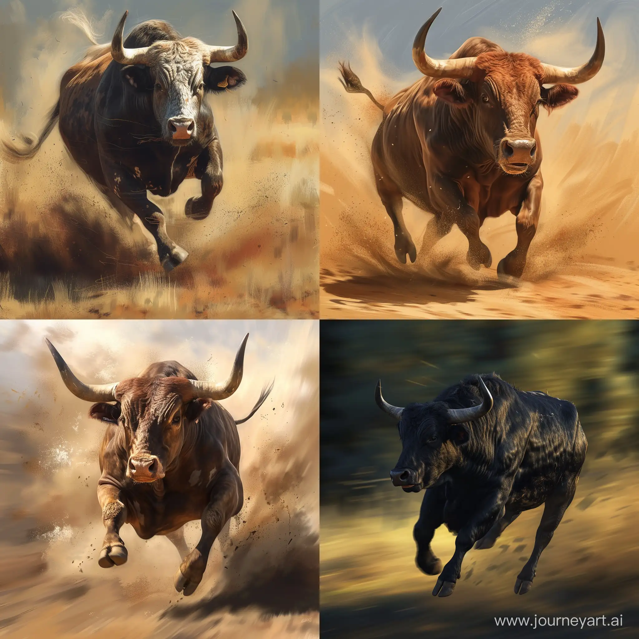 Bull in motion realistic --v 6 --ar 1:1 --no 30614