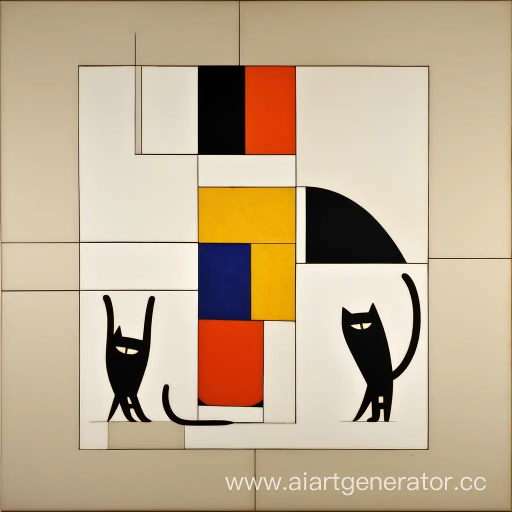 Suprematist-Cats-Artwork