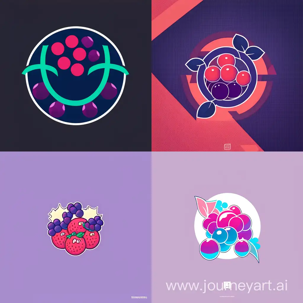 Taiga-Berry-Logo-Design-with-Rounded-Lines