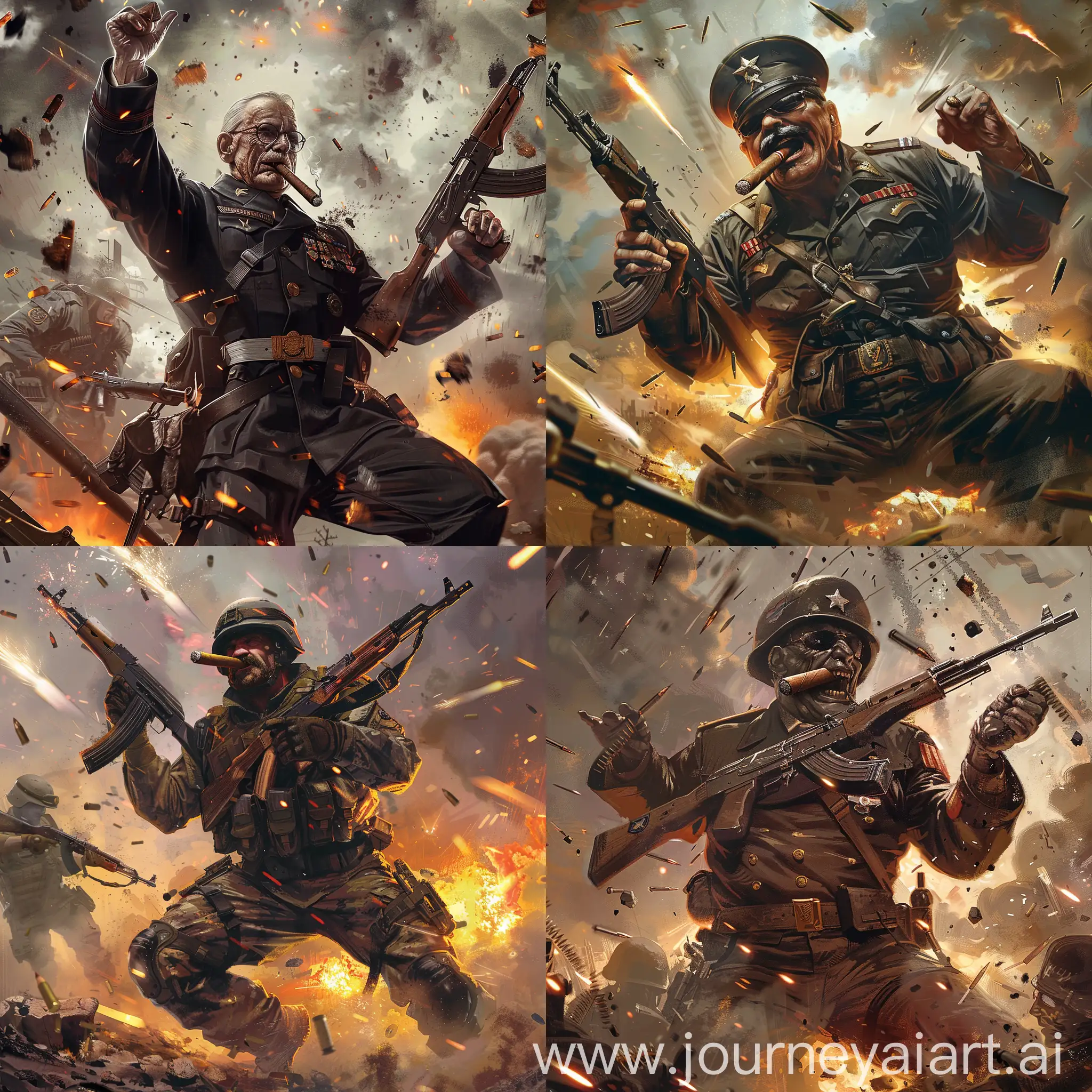 Courageous-American-General-Leading-Charge-Amidst-Battlefield-Chaos