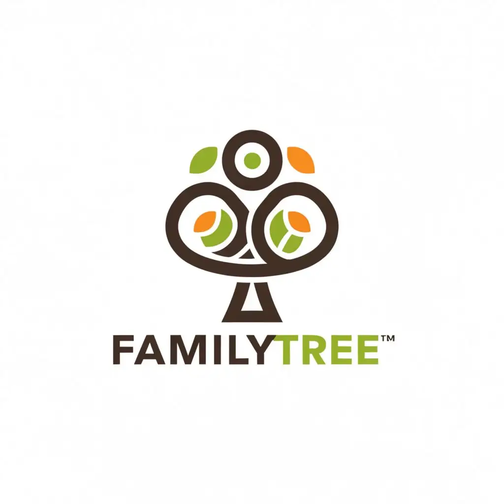 a logo design,with the text "familytree", main symbol:familytree,Minimalistic,be used in Home Family industry,clear background