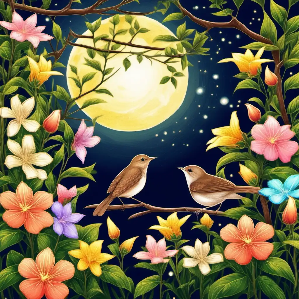 Enchanted Garden Nightingale Serenade