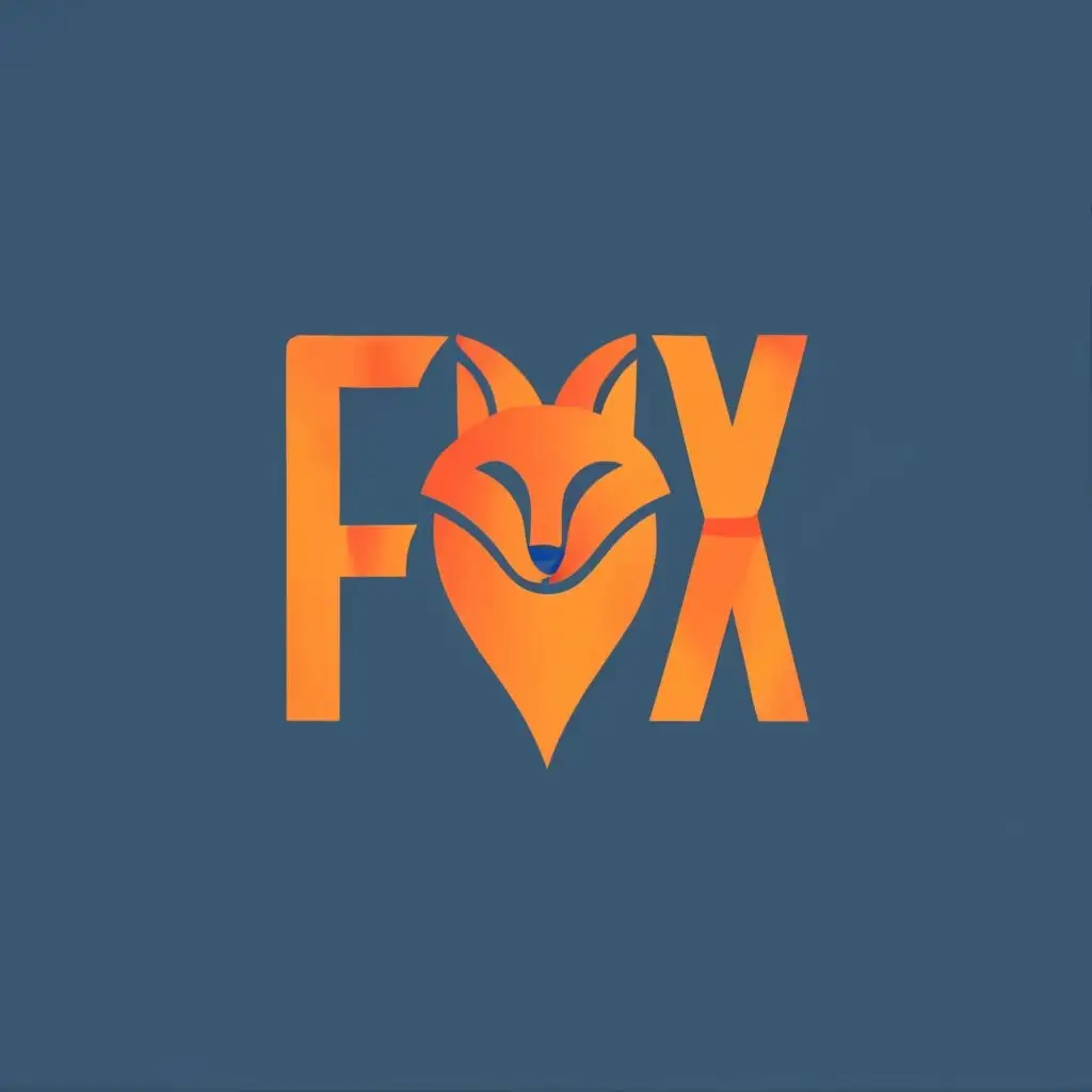 logo, classy fox with name for branding , with the text "Fox", typography, be used in Technology industry