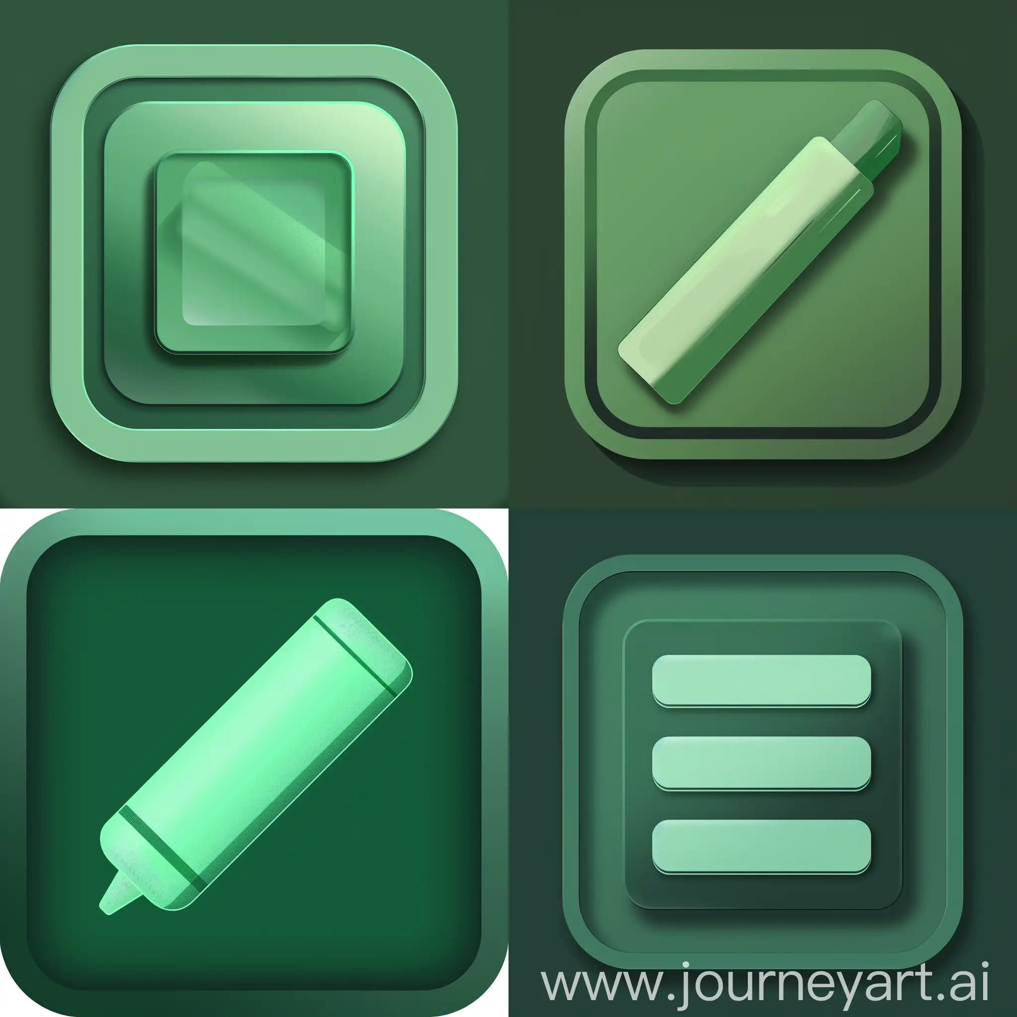 Minimalistic-Green-Eraser-Icon-for-Remove-Objects-App